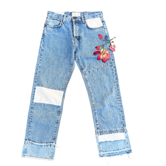 Current/Elliott Denim - CURRENT ELLIOT FRAYED HEM HIGH RISE JEANS SIZE 26